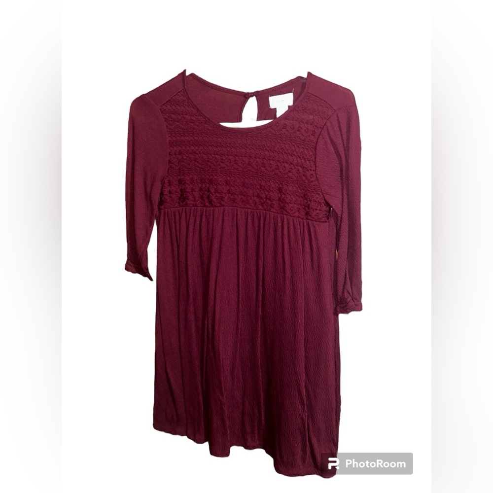 Old Navy Maroon Girls Dress Size L 10/12